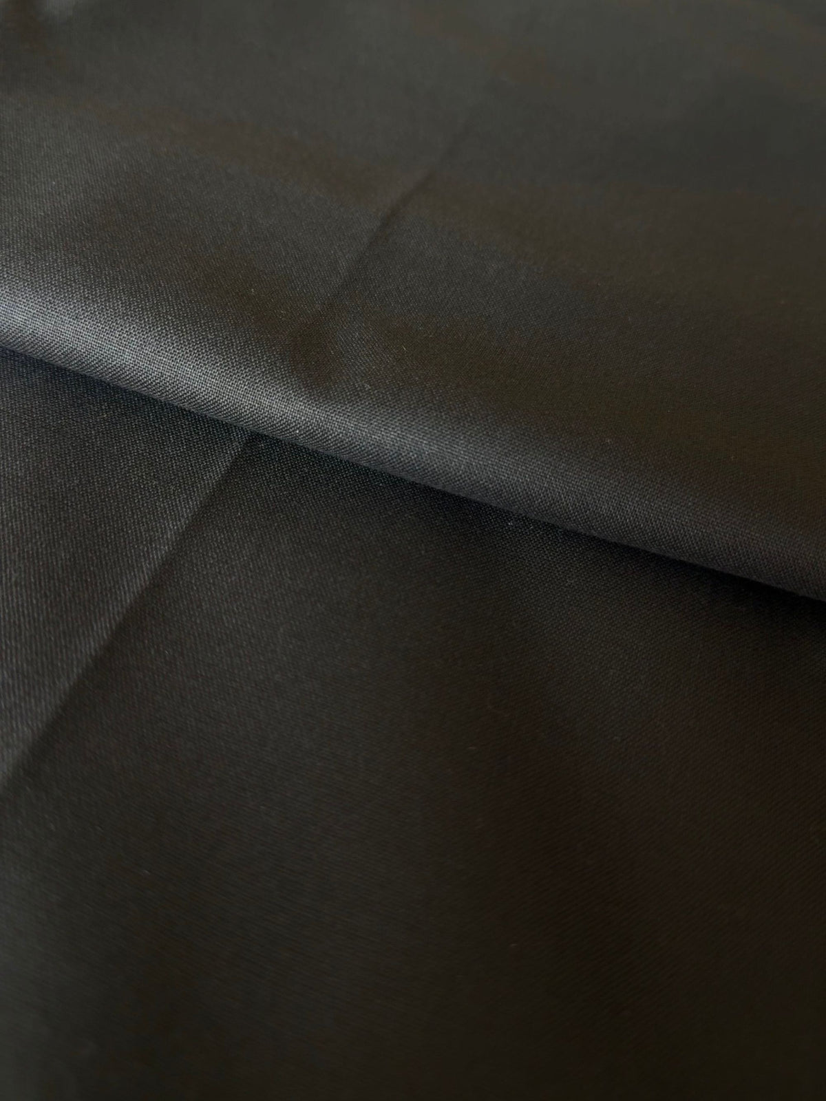 Tailored Straight Trousers | Raven Black