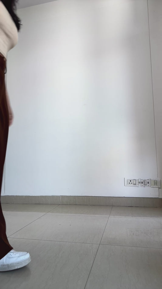 Japanese Crepe Tailored Wide Trousers | Mocha Brown